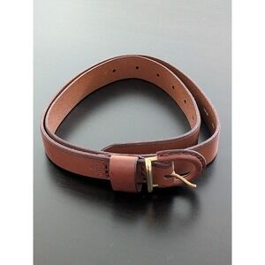 Fossil Leather Belt Women's Small (37" Length, 1" Width) Classic Design Brown